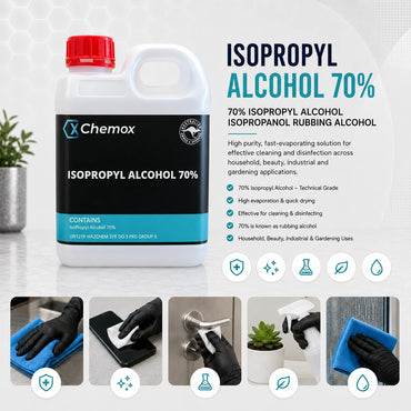 Chemox - Isopropyl Alcohol Isopropanol 70% Rubbing Alcohol 1L
