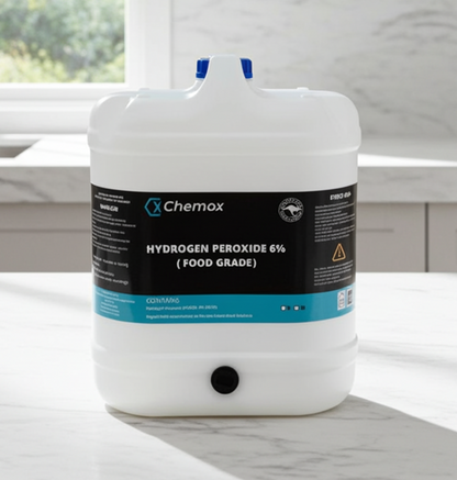 Chemox - 6% H2O2 Hydrogen peroxide 20L - H2O2 - Food Grade