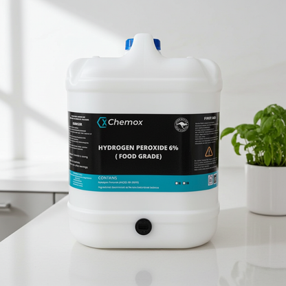 Chemox - 6% H2O2 Hydrogen peroxide 20L - H2O2 - Food Grade