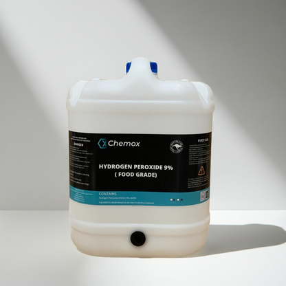 Chemox - 9% Hydrogen peroxide 20L - H2O2 - Food Grade