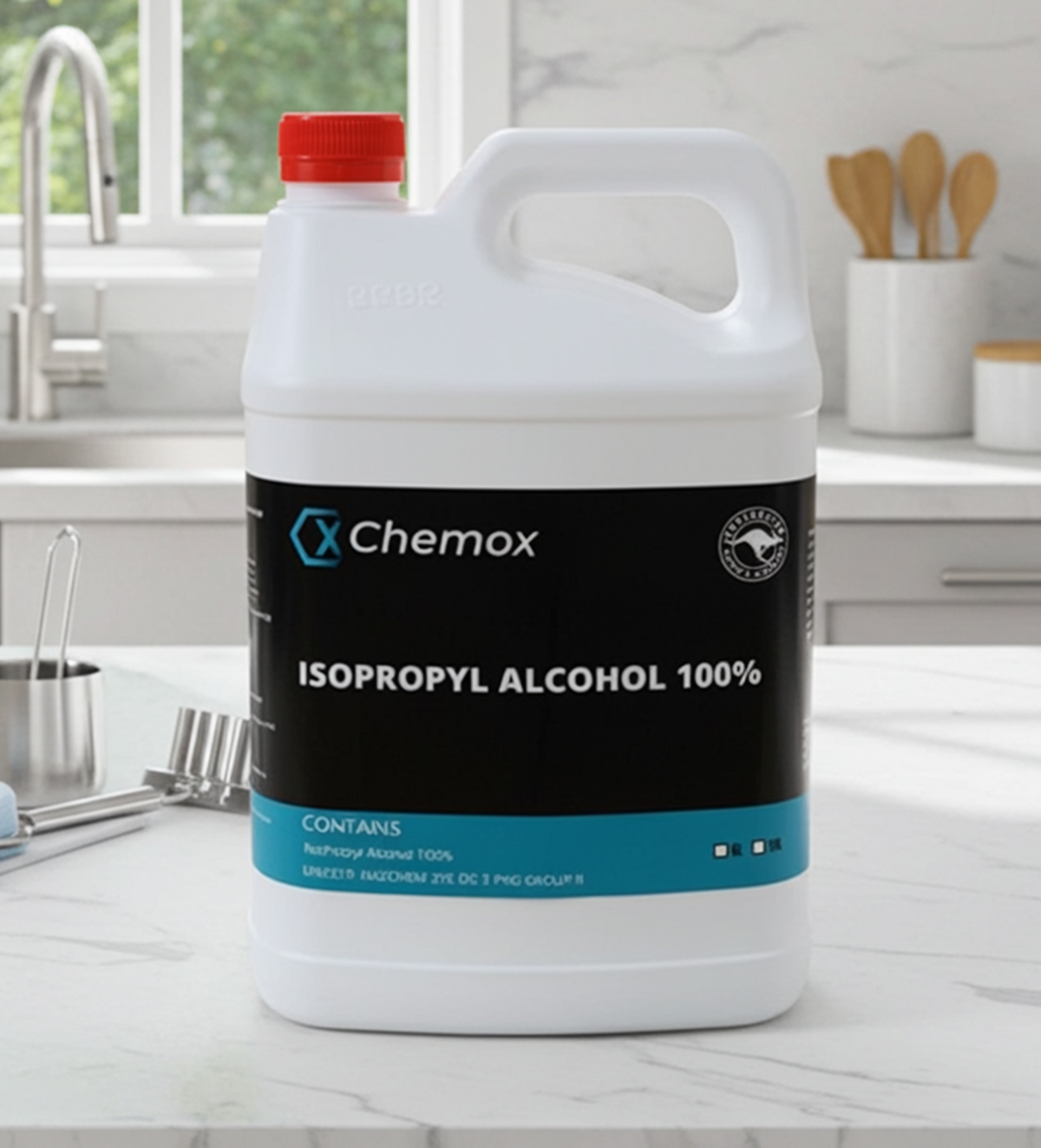 Chemox - 100% Isopropyl Alcohol Isopropanol Rubbing Alcohol 5L