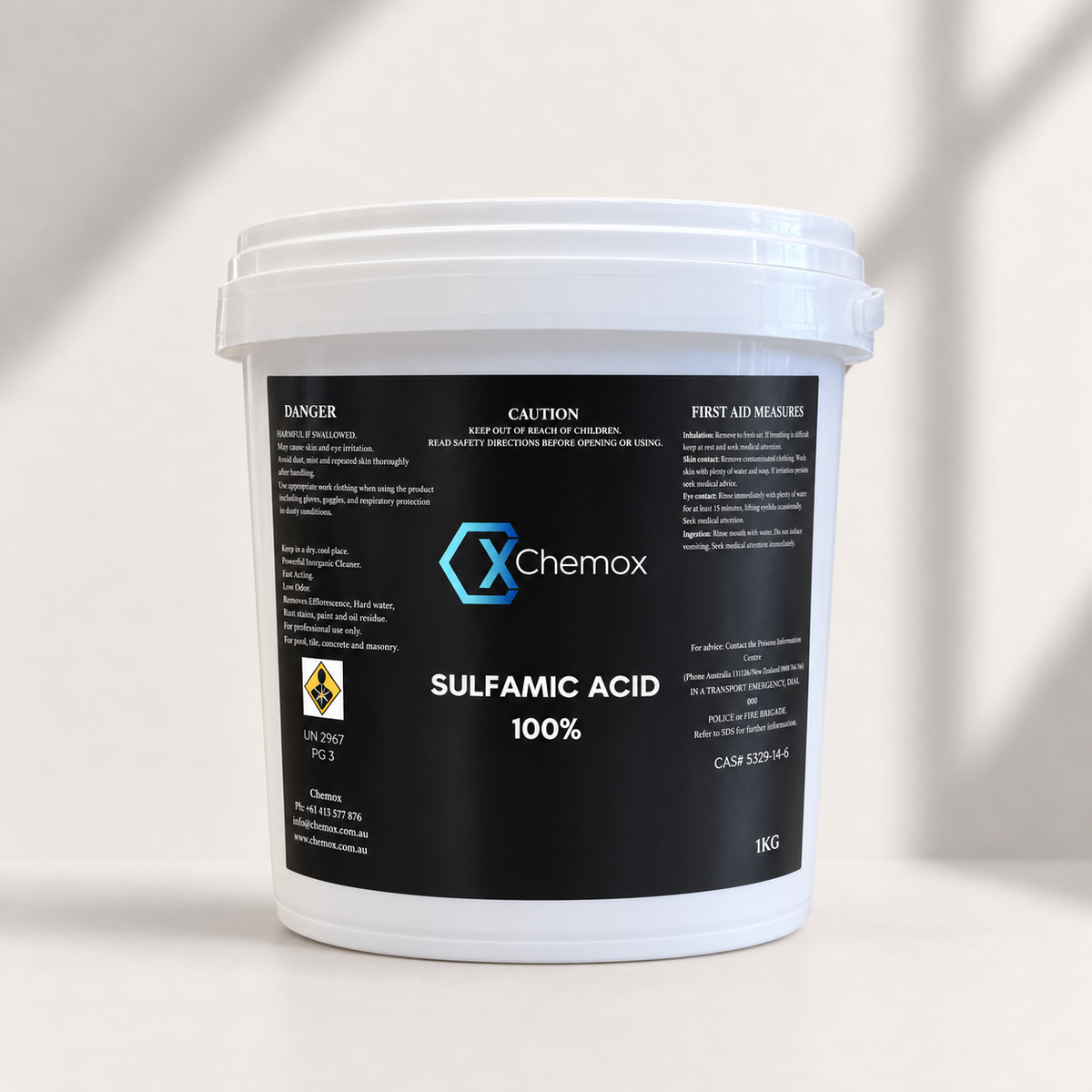 Chemox Sulfamic Acid (Sulphamic Acid) 100% - 4Kg