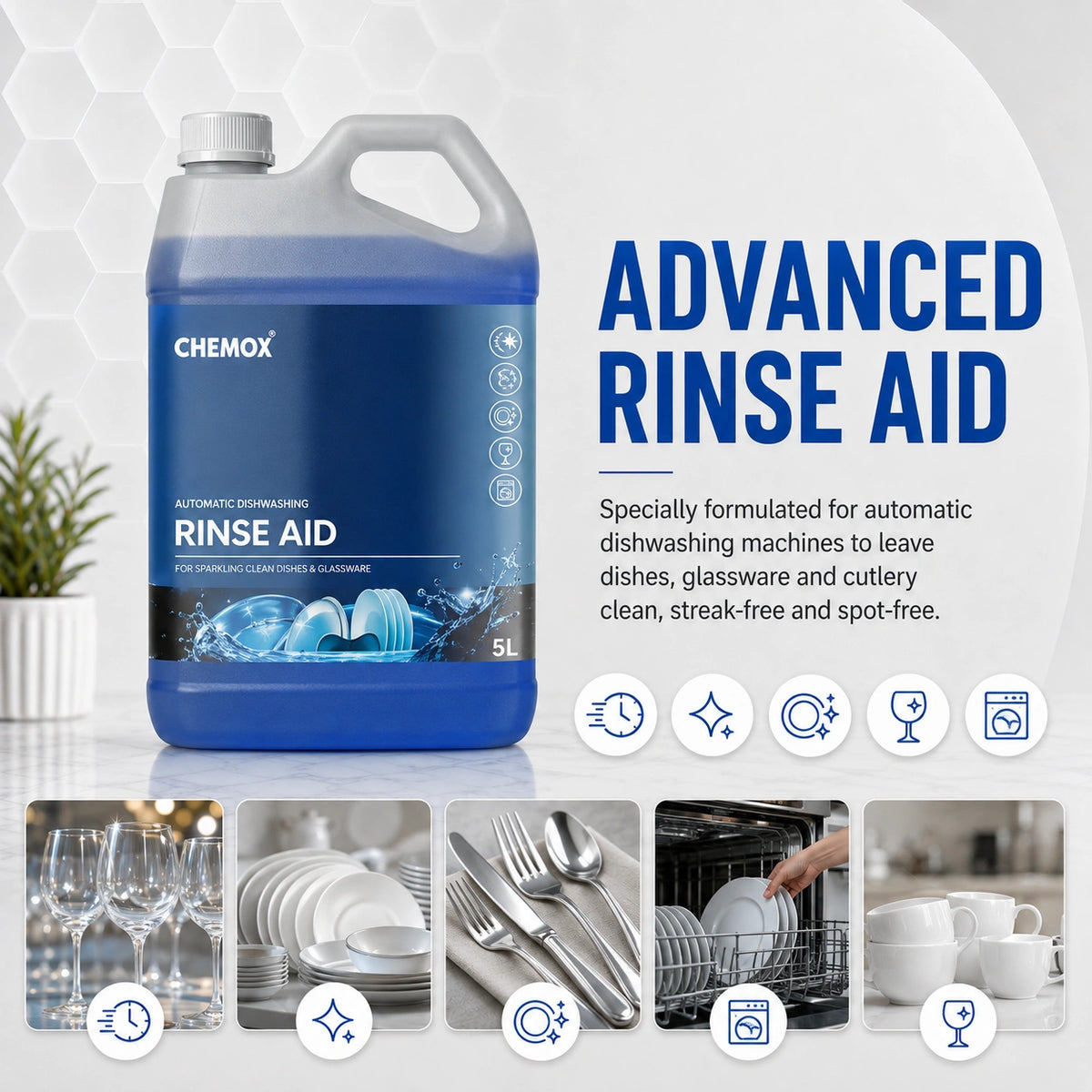 Clean Plus Advanced Rinse Aid 20L