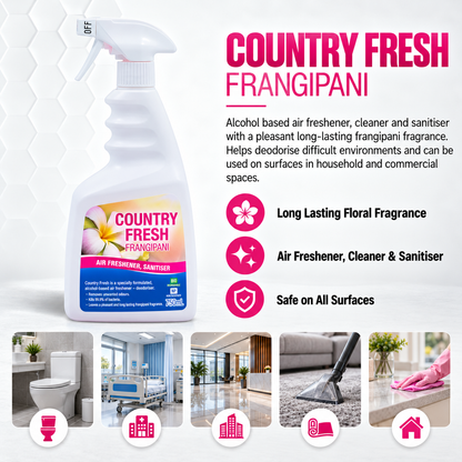 Clean Plus Country Fresh Frangipani 750ml