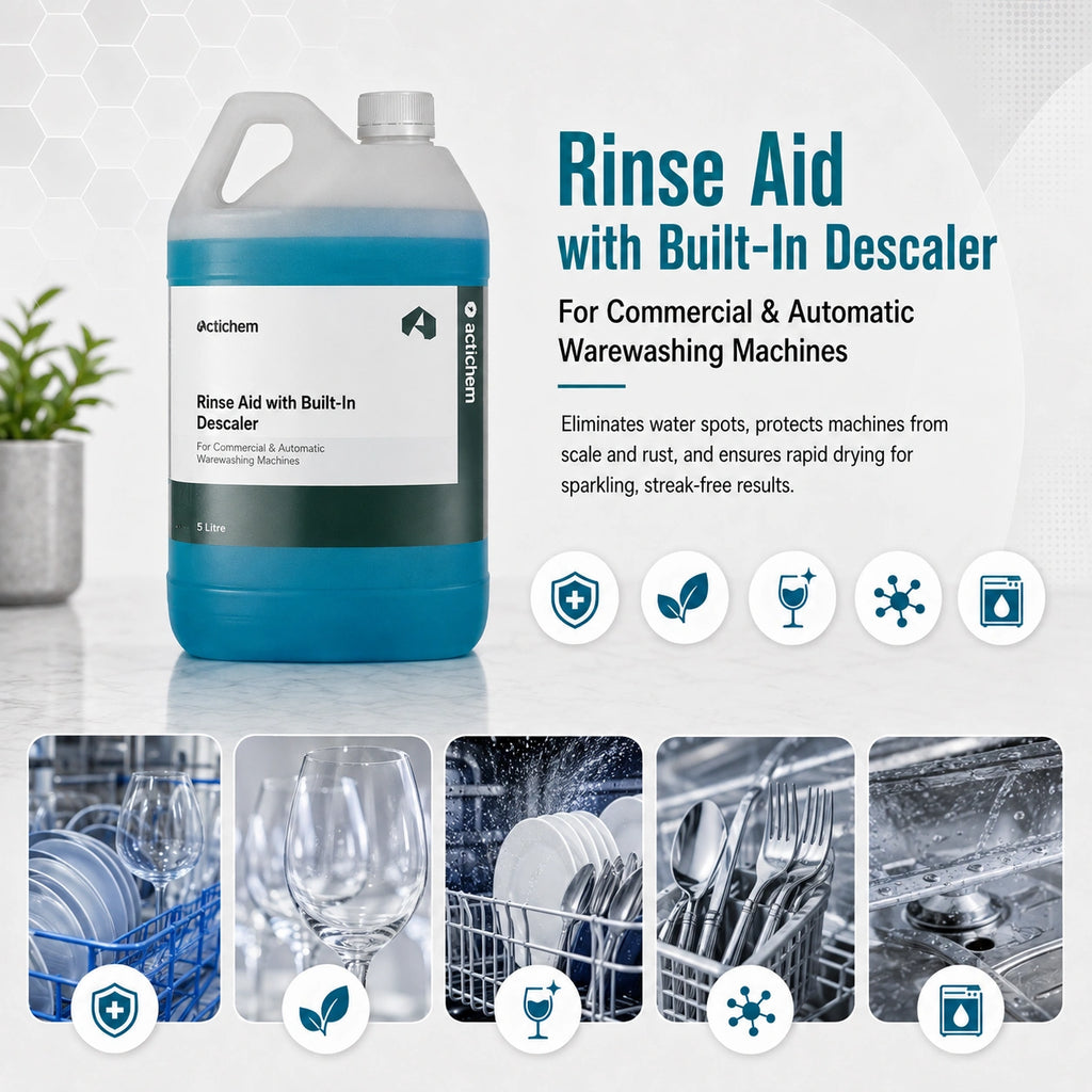 Clean Plus Rinse Aid with Built-In Descaler 5L