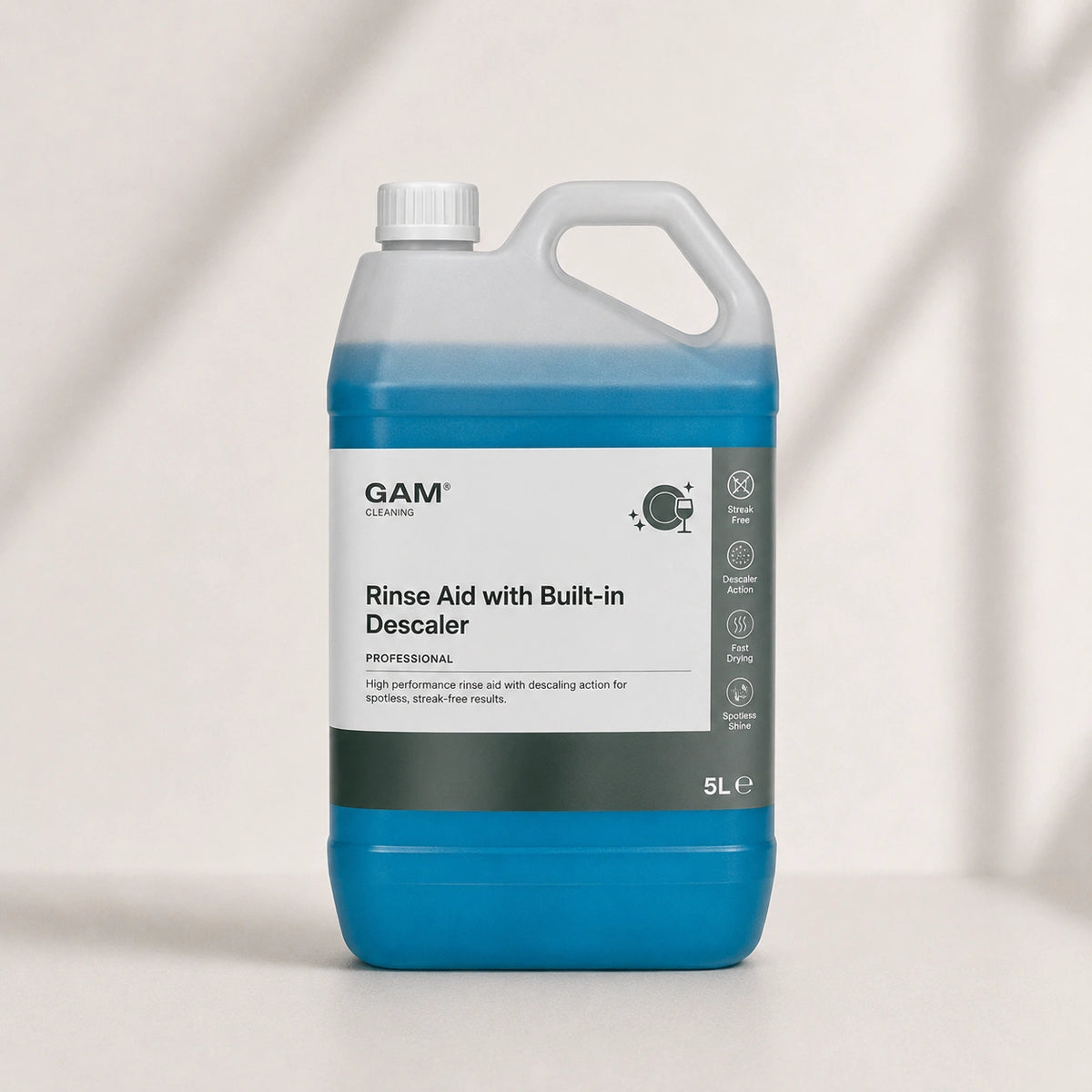 Clean Plus Rinse Aid with Built-In Descaler 5L