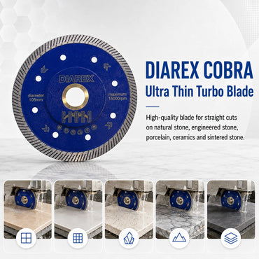 DIAREX® COBRA Ultra-Thin Turbo Blade 105mm - DBT105UC