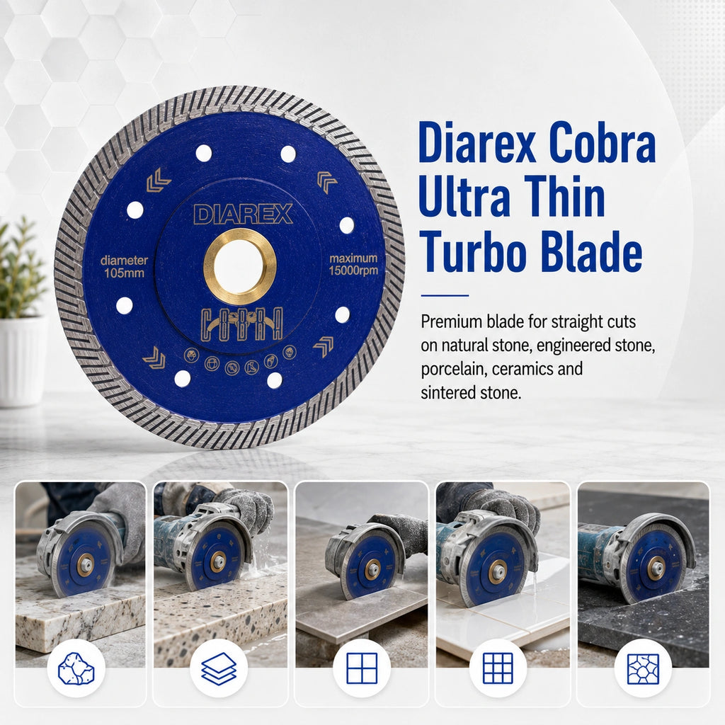 DIAREX® COBRA Ultra-Thin Turbo Blade 125mm - DBT125UC