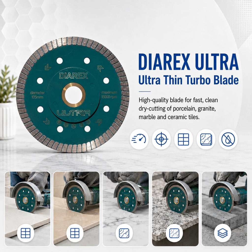 DIAREX Ultra Thin Turbo Blade 180mm - DBT180UT