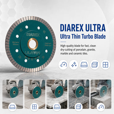 DIAREX Ultra Thin Turbo Blade 200mm - DBT200UT