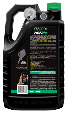 Penrite Enviro+ 0W-20 Engine Oil 5L - EPLUS0W20005