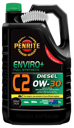 Penrite Enviro+ C2 0W-30 Engine Oil 5L - EPLUSC2005