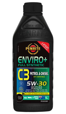 Penrite Enviro+ C3 5W-30 Engine Oil 1L - EPLUSC3001