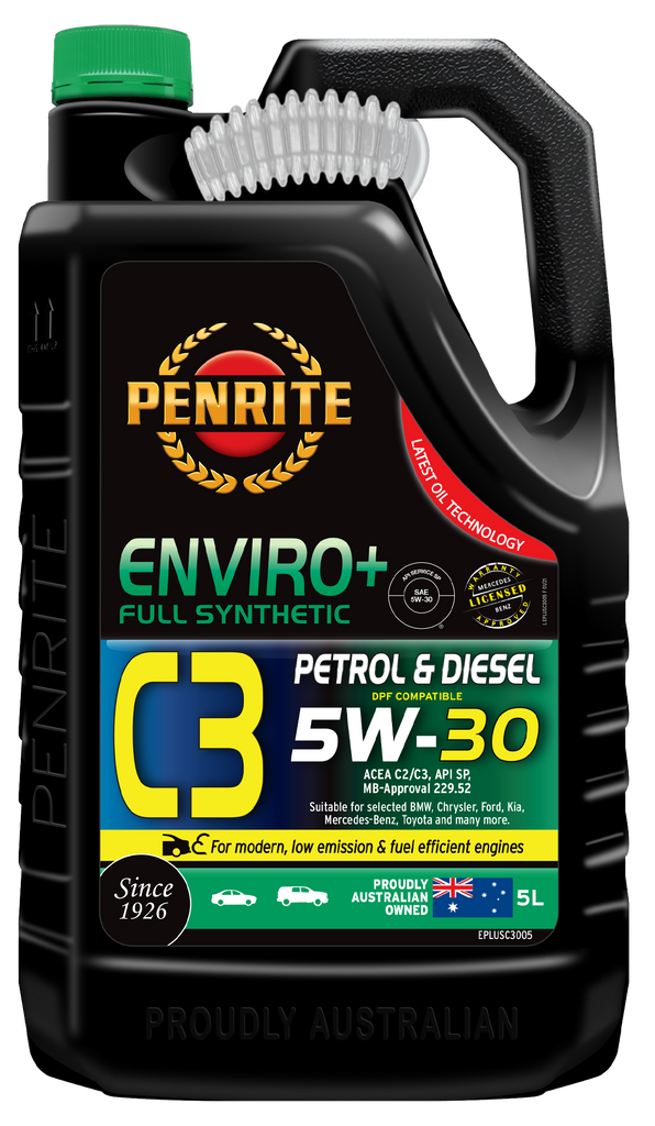 Penrite Enviro+ C3 5W-30 Engine Oil 5L - EPLUSC3005