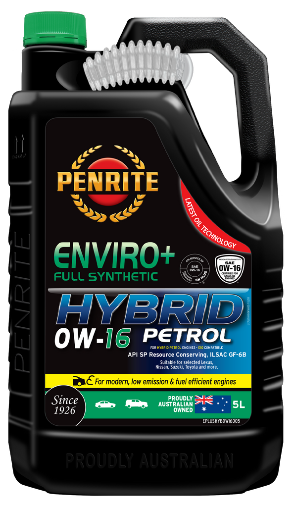 Penrite Enviro+ Hybrid 0W-16 Engine Oil 5L - EPLUSHYB0W16005