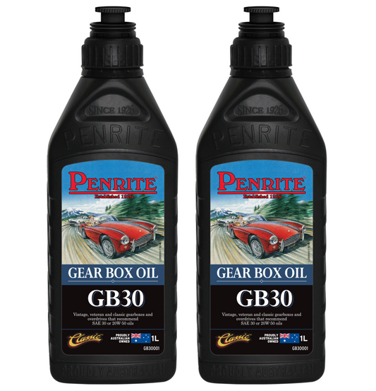 2 X Penrite Oil Gear Box Oil 30 1L - GB30001 (Twin Pack)
