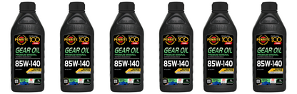 6 X Penrite Gear Oil 85W-140 (Mineral) 1L - GO85140001 (Box)