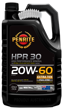 Penrite HPR 30 SAE 20W-60 Engine Oil 5L - HPR30005