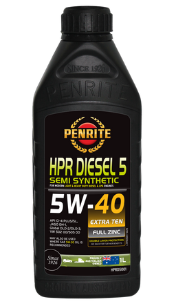 Penrite HPR Diesel 5 SAE 5W-40 Engine Oil 1L - HPRD5001