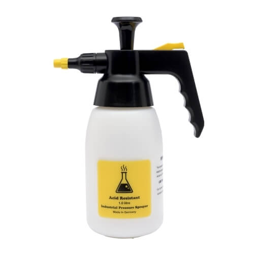 Klager Acid Resistant 1L Industrial Pressure Sprayer