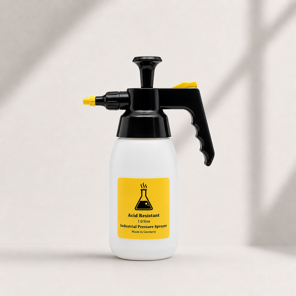 Klager Acid Resistant 1L Industrial Pressure Sprayer