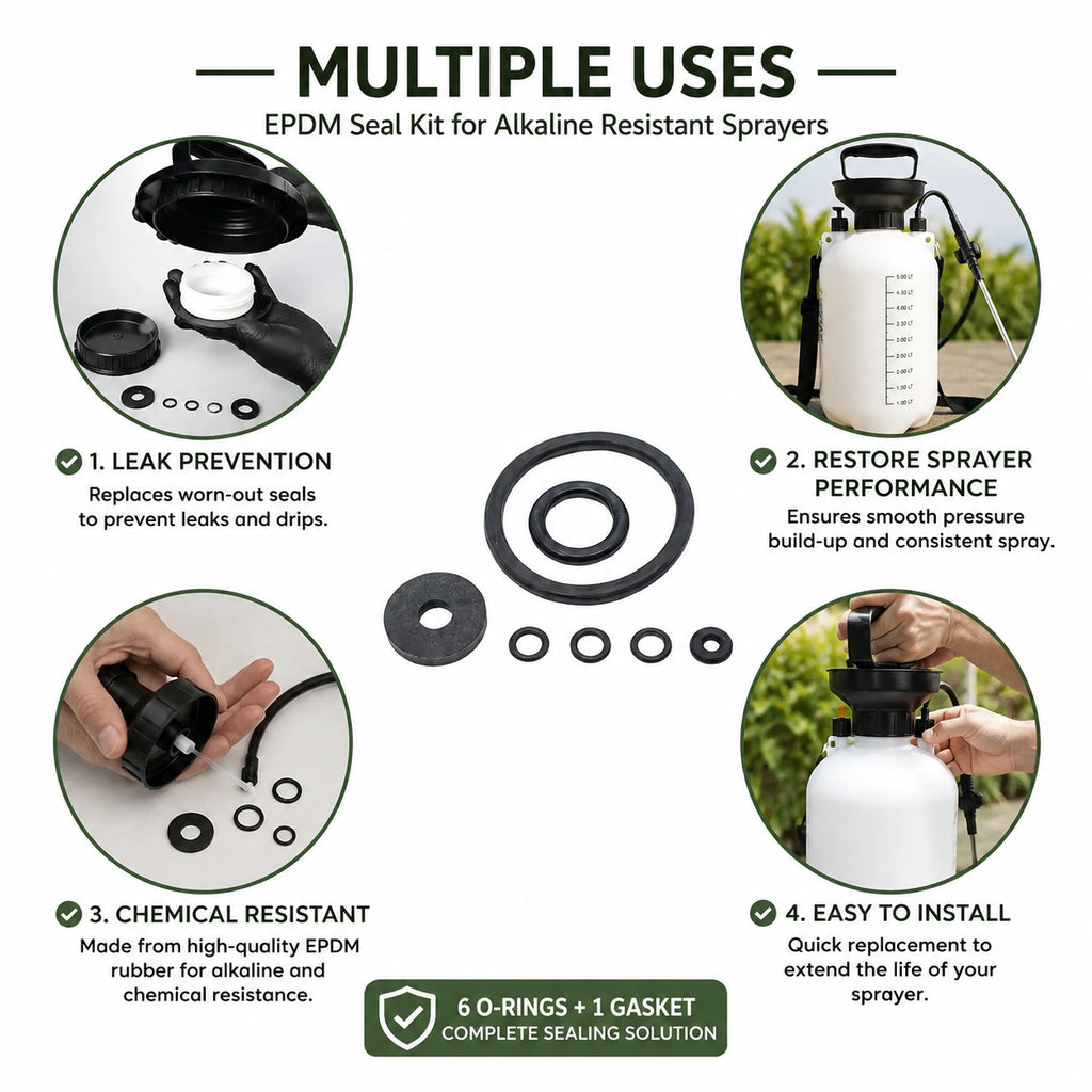 Klager EPDM Seals Kit Suitable for Alkaline Resistant Sprayers