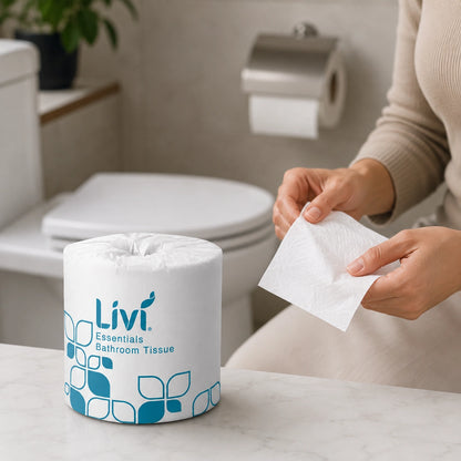 Livi 1001 Essentials Toilet Tissue (2 Ply 48 Packs x 400S/Roll)