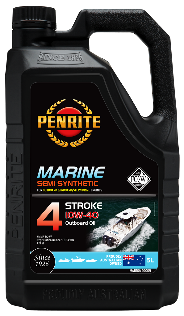 Penrite Marine Outboard 4 Stroke Oil 10W-40 5L - MAR10W40005