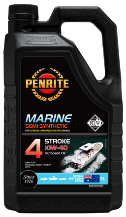 Penrite Marine Outboard 4 Stroke Oil 10W-40 5L - MAR10W40005