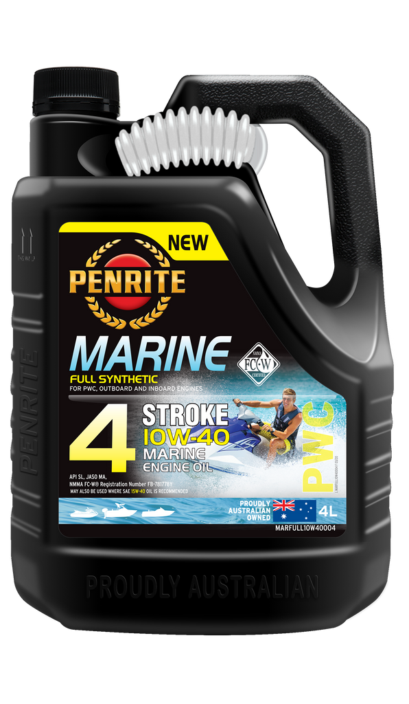 Penrite Marine 10W-40 Synthetic Engine Oil 4L - MARFULL10W40004