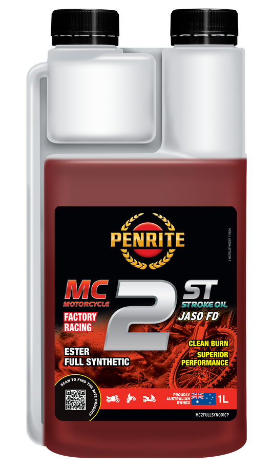 Penrite MC-2ST Full Synthetic Two Stroke Oil - MC2FULLSYN001CP 1L