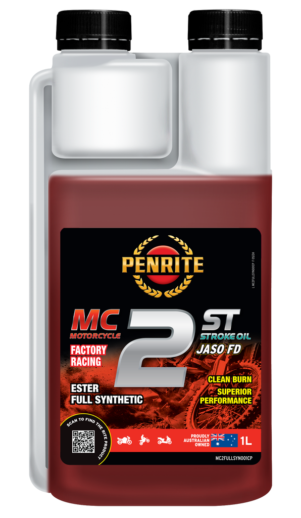Penrite MC-2ST Full Synthetic Two Stroke Oil - MC2FULLSYN001CP 1L