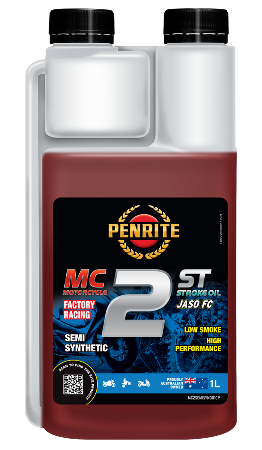 Penrite MC-2ST Semi Synthetic Two Stroke Oil 1L - MC2SEMISYN001CP