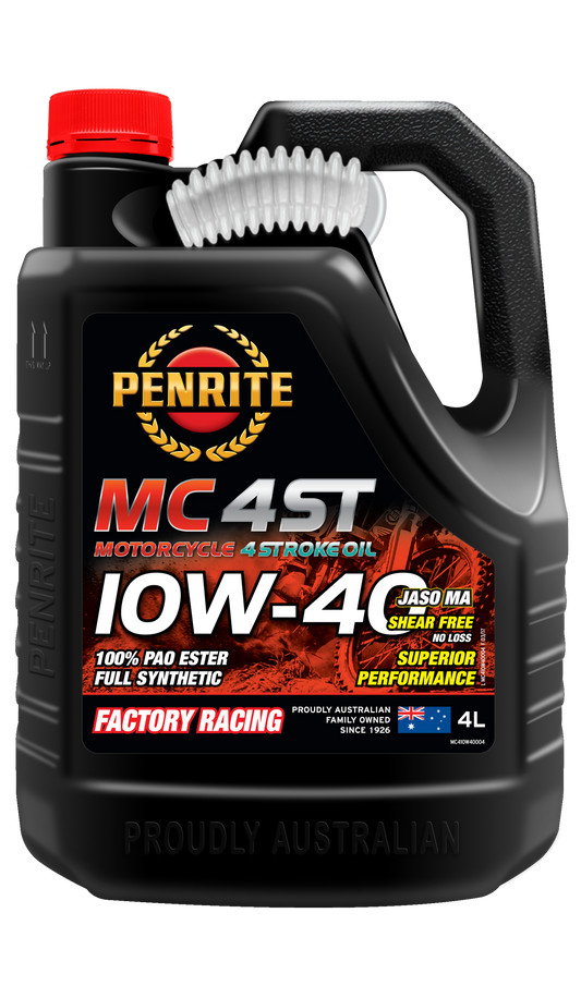 Penrite MC-4ST 10W-40 (100% PAO & ESTER) 2.5L - MC410W400025