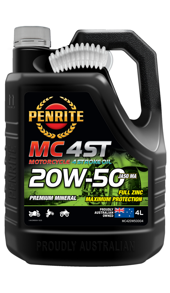 Penrite MC-4ST 4 Stroke Oil Mineral 20W-50 4L - MC420W50004