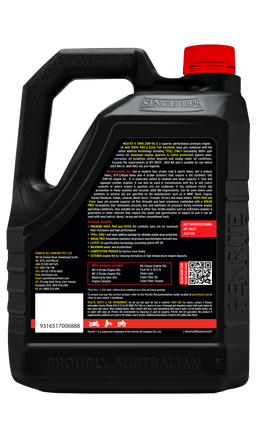 Penrite MC-4ST V Twin 20W-50 100% Pao & Ester 4L - MC4VT20W50004
