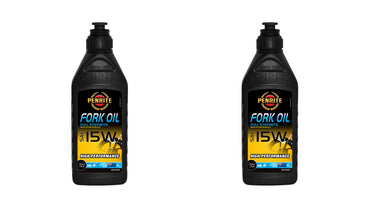 2 X Penrite Fork Oil SAE Synthetic 15W 1L - MCFO15001 (Twin Pack)