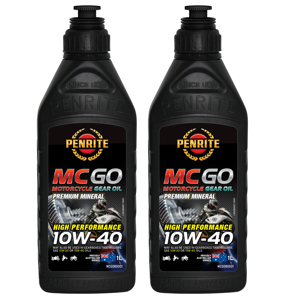 2 X Penrite MC Gear Oil Mineral - MCGO80001 (Twin Pack)
