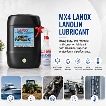 MX4 Lanox Lanolin Lubricant 20L + Free Applicator & Tap FREE SHIPPING!!