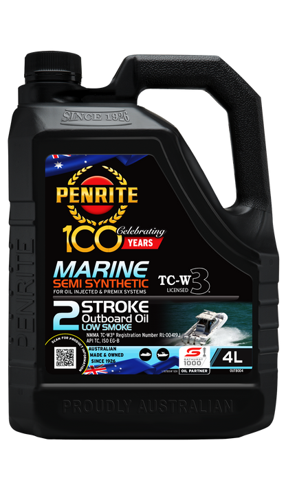 Penrite Marine Outboard 2 Stroke Oil (Semi Syn) 4L - OUTB004