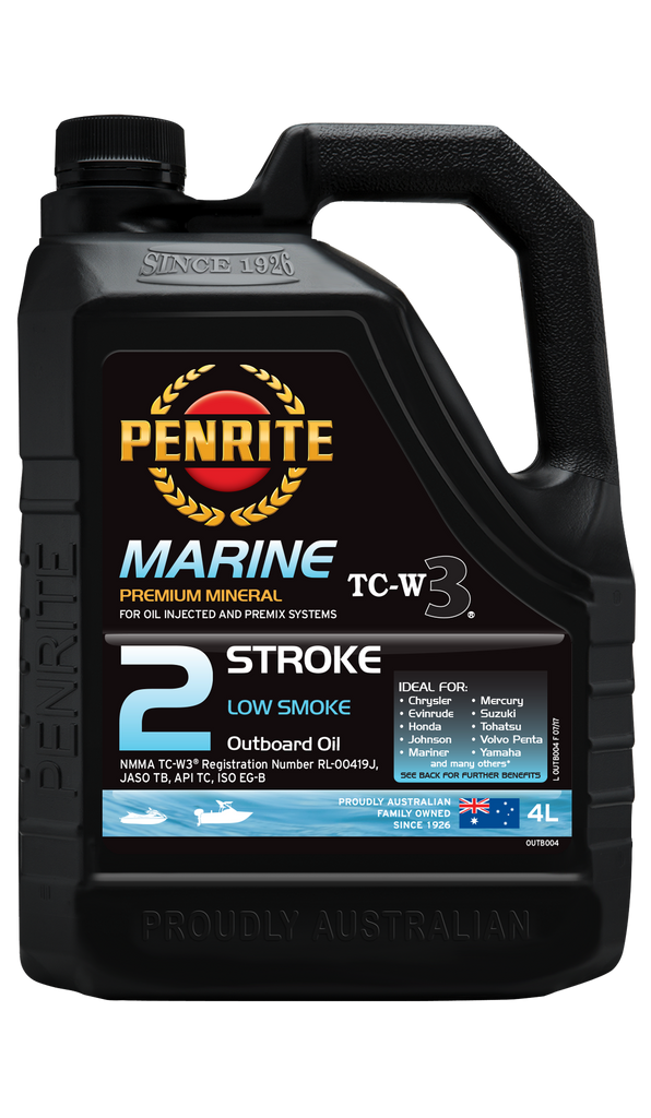 Penrite Marine Outboard Two Stroke Oil 4L - OUTB004