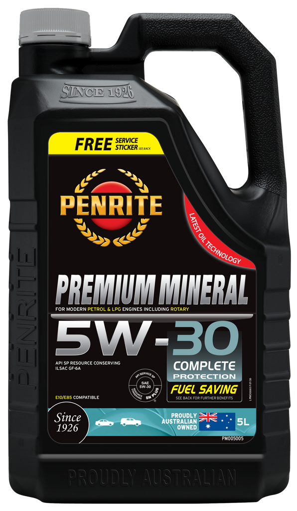 Penrite Everyday 5W-30 Mineral Engine Oil 5L - PMO05005
