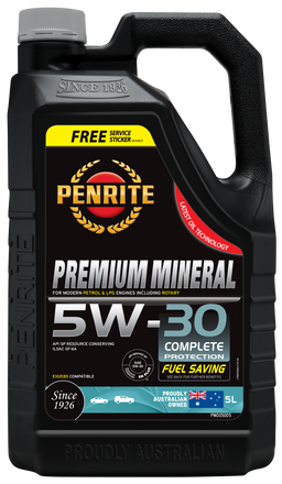 Penrite Everyday 5W-30 Mineral Engine Oil 5L - PMO05005