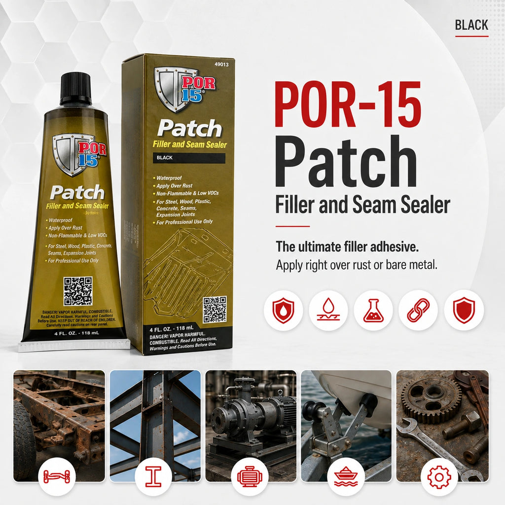 POR-15 PATCH / Filler /Seam Sealer BLACK 118ML - POR49013