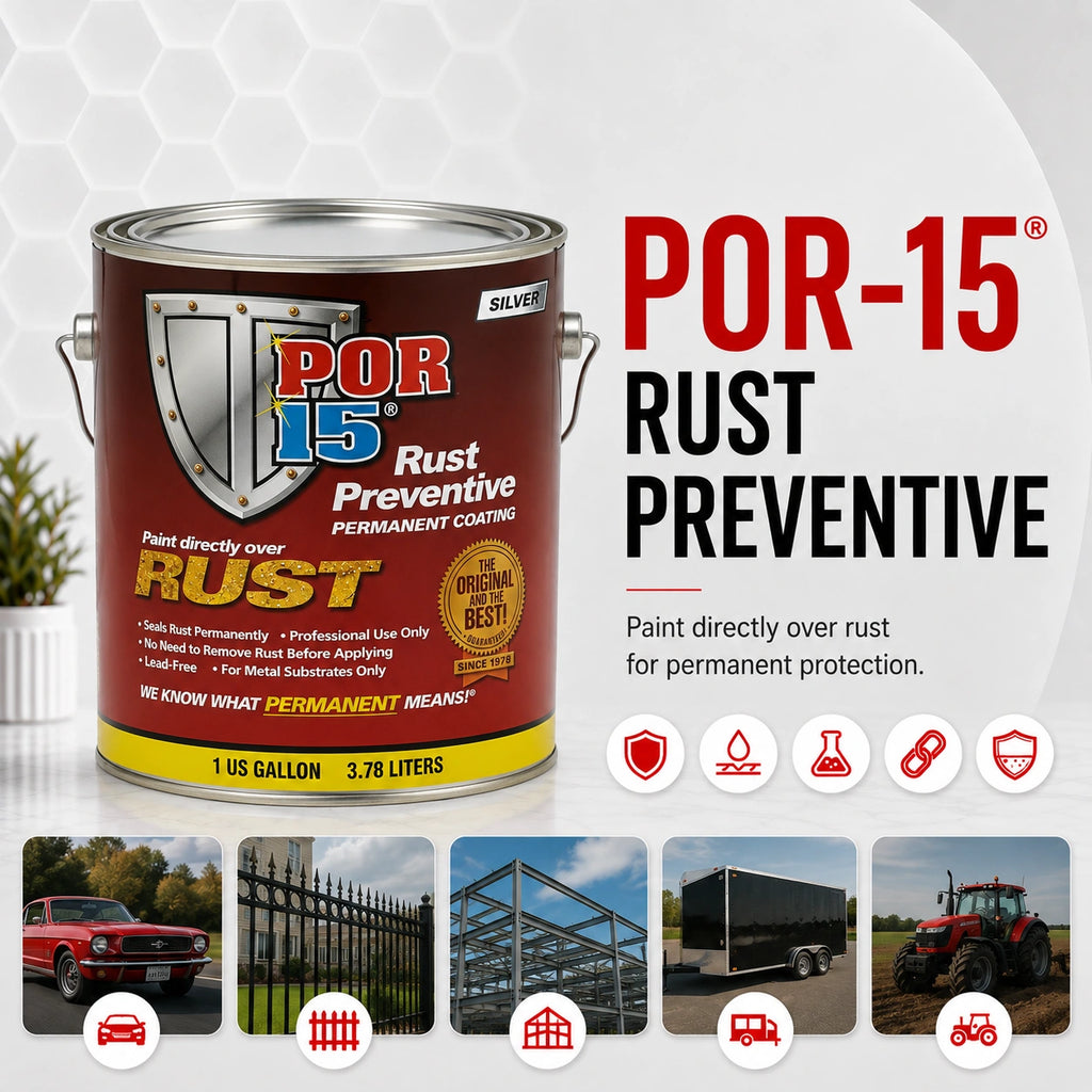 POR-15 Rust Preventive Paint Clear 3.78L - POR45101