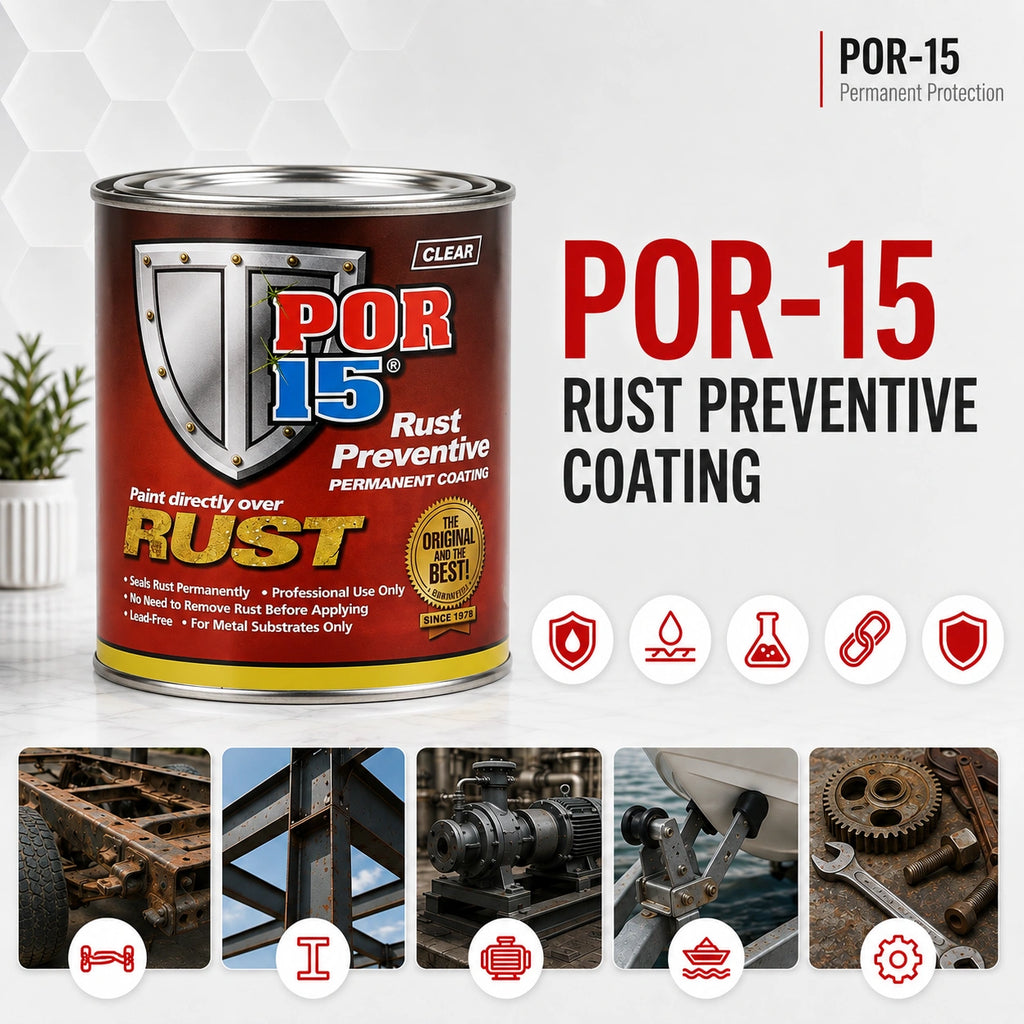 POR-15 Rust Preventive Paint Clear 473ML - POR45108