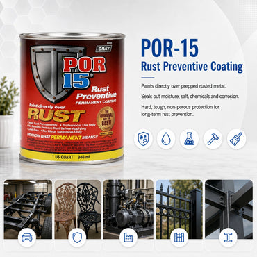 POR-15 Rust Preventive Paint Grey 946ML - POR45204
