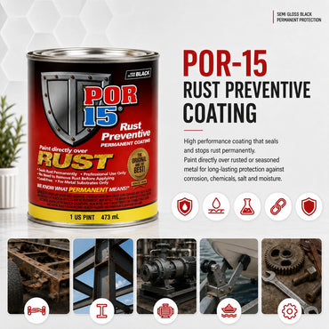 POR-15 Rust Preventive Paint Semi Gloss 3.78L - POR45401