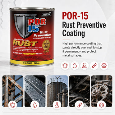POR-15 Rust Preventive Paint Semi Gloss 946ML - POR45404