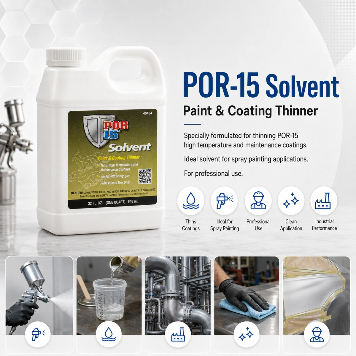 POR-15 SOLVENT 946ML - POR40404
